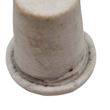 Load image into Gallery viewer, Encrier miniature double en porcelaine blanche moulée, fin XIXᵉ - début XXᵉ siècle Le Charme des Violettes - Brocante en ligne
