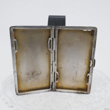 Load image into Gallery viewer, Carl Becker. Art Deco cigarette case in solid silver
