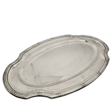 Load image into Gallery viewer, Fallon Orfèvre Namur, Plat de service ovale de style Louis XVI en métal argenté, années 1900
