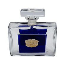 Afbeelding in Gallery-weergave laden, Val Saint Lambert, Flacon à parfum Art déco en cristal bleu cobalt, années 1930-1940 Le Charme des Violettes - Brocante en ligne
