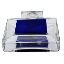 Charger l&#39;image dans la galerie, Val Saint Lambert, Flacon à parfum Art Déco en cristal bleu cobalt, années 1930-1940 Le Charme des Violettes - Brocante en ligne
