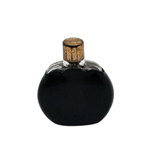 Charger l'image dans la galerie, Petit flacon à parfum Art déco en verre laqué noir &amp; décor doré, années 1920-1930 Le Charme des Violettes - Brocante en ligne
