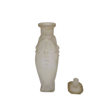 Charger l&#39;image dans la galerie, Legras &amp; Cie (attribué à), Flacon à parfum Art nouveau à la libellule en verre sablé moulé, vers 1905-1915 Le Charme des Violettes - Brocante en ligne
