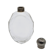 Charger l'image dans la galerie, Flacon de toilette en cristal taillé et métal argenté, années 1920-1930 Le Charme des Violettes - Brocante en ligne
