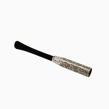 Afbeelding in Gallery-weergave laden, Fume-cigarette Art déco en argent 900 ciselé et ébonite noire, années 1920-1940 Le Charme des Violettes - Brocante en ligne
