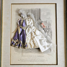 Afbeelding in Gallery-weergave laden, Gravure originale habillée et encadrée du &quot;Journal des Dames et des Demoiselles&quot;, 1887

