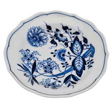 Charger l&#39;image dans la galerie, Hutschenreuther, ravier vintage en porcelaine allemande à motif oignon blanc et bleu, années 1970
