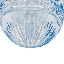 Charger l&#39;image dans la galerie, Jardinière Art déco en verre bleu taillé dans le goût du Luxval, Val Saint Lambert, vers 1935-1950 Le Charme des Violettes - Brocante en ligne
