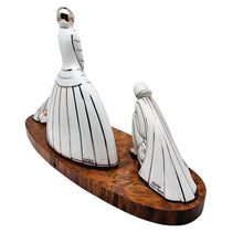 Afbeelding in Gallery-weergave laden, Lampe veilleuse brûle-parfum Art déco Argilor – Porcelaine et loupe de thuya, vers 1925-1930 Le Charme des Violettes - Brocante en ligne
