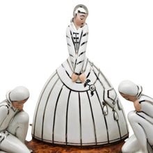 Afbeelding in Gallery-weergave laden, Lampe veilleuse brûle-parfum Art déco Argilor – Porcelaine et loupe de thuya, vers 1925-1930 Le Charme des Violettes - Brocante en ligne
