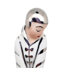 Afbeelding in Gallery-weergave laden, Lampe veilleuse brûle-parfum Art déco Argilor – Porcelaine et loupe de thuya, vers 1925-1930 Le Charme des Violettes - Brocante en ligne
