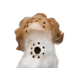 Charger l'image dans la galerie, Lampe-brûle-parfum en porcelaine en forme de Beagle, années 1950 Le Charme des Violettes - Brocante en ligne
