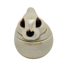 Charger l&#39;image dans la galerie, Moutardier en céramique Lapin beige stylisé dans l&#39;esprit Art déco, années 1950-1960 Le Charme des Violettes - Brocante en ligne
