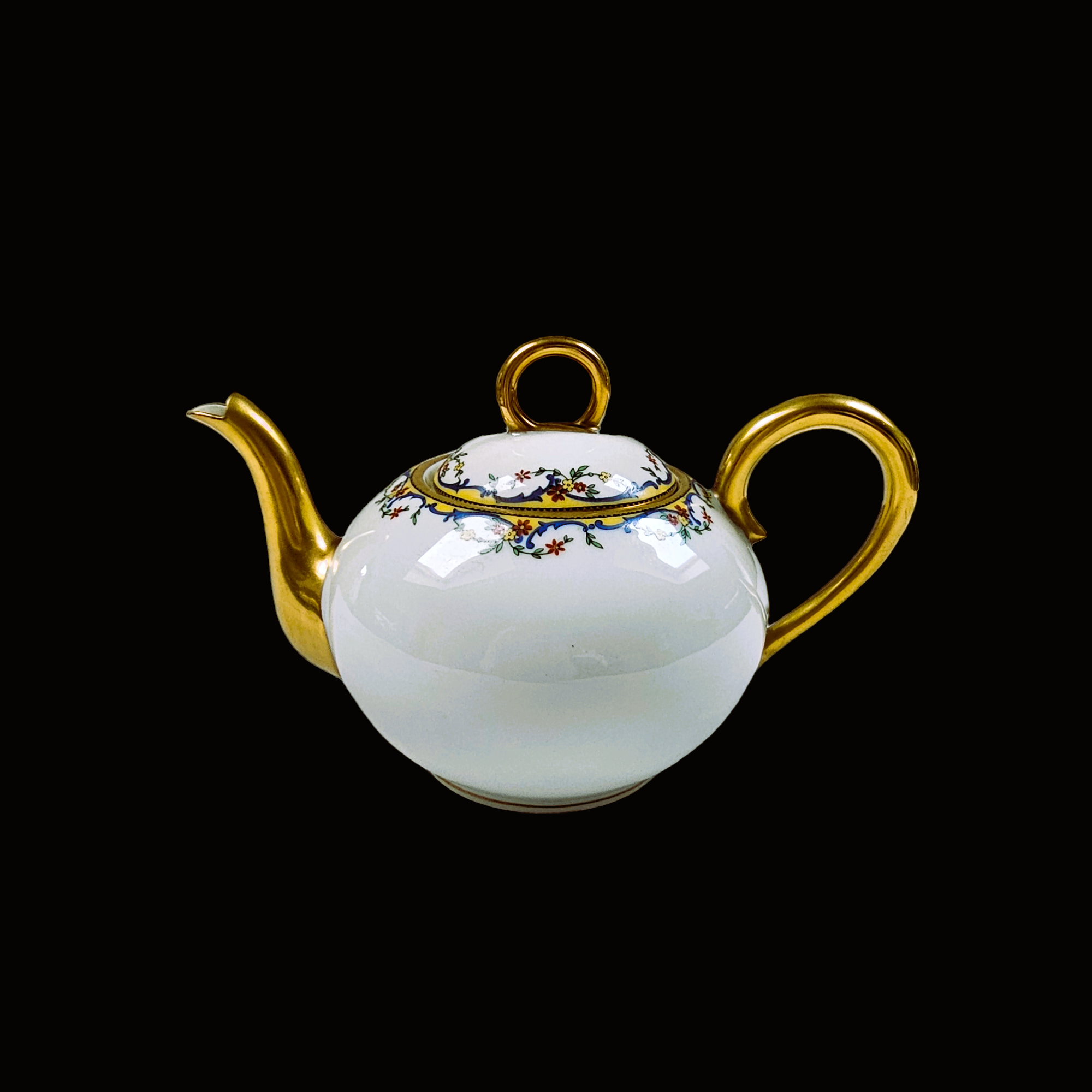 Ancienne Théière Avec Décalcomanie Meyercord 874-B, Vintage, Collection