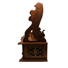 Charger l'image dans la galerie, Petit lutrin en bois découpé avec tiroir, fin XIXᵉ / début XXᵉ Le Charme des Violettes - Brocante en ligne
