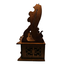 Charger l'image dans la galerie, Petit lutrin en bois découpé avec tiroir, fin XIXᵉ / début XXᵉ Le Charme des Violettes - Brocante en ligne
