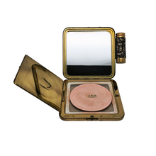 Load image into Gallery viewer, Minaudière vintage “Cara” – Poudrier et rouge à lèvres intégrés, années 1950

