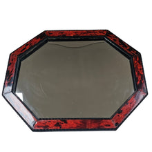 Load image into Gallery viewer, Grand miroir octogonal en bois noirci et écaille de tortue véritable, fin XIXè - début XXè Le Charme des Violettes - Brocante en ligne

