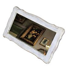 Load image into Gallery viewer, Miroir vintage en bois patiné, circa 1965 Le Charme des Violettes - Brocante en ligne
