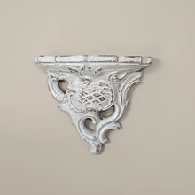 Load image into Gallery viewer, Pair of small antique Louis XV style wall brackets in patinated plaster

