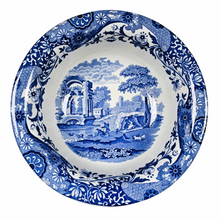 Afbeelding in Gallery-weergave laden, Copeland Spode&#39;s Italian England. Grand plat de service bleu et blanc en porcelaine fine, année 1923
