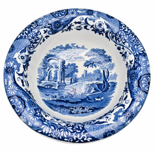 Afbeelding in Gallery-weergave laden, Copeland Spode&#39;s Italian England. Grand plat de service bleu et blanc en porcelaine fine, année 1923
