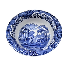 Load image into Gallery viewer, Copeland Spode&#39;s Italian England. Grand plat de service bleu et blanc en porcelaine fine, année 1923
