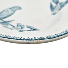 Charger l'image dans la galerie, Plat ovale en faïence de Longwy – décor à la mésange France, fin XIXe – début XXe siècle Le Charme des Violettes - Brocante en ligne
