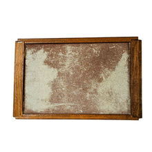Afbeelding in Gallery-weergave laden, Plateau Art déco au miroir gravé à décor géométrique stylisé, années 1925-1935
