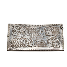 Load image into Gallery viewer, Porte-cartes édouardien signé en argent 925, Birmingham 1905
