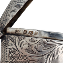 Load image into Gallery viewer, Porte-cartes édouardien signé en argent 925, Birmingham 1905
