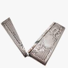 Load image into Gallery viewer, Porte-cartes édouardien signé en argent 925, Birmingham 1905
