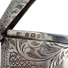 Load image into Gallery viewer, Porte-cartes édouardien signé en argent 925, Birmingham 1905
