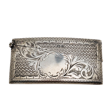 Load image into Gallery viewer, Porte-cartes édouardien signé en argent 925, Birmingham 1905
