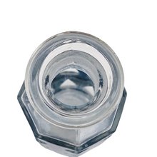 Charger l'image dans la galerie, Porte-lettres en métal doré peint à la main avec deux flacons, fin XIXè - début XXè
