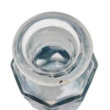 Charger l'image dans la galerie, Porte-lettres en métal doré peint à la main avec deux flacons, fin XIXè - début XXè
