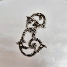 Charger l'image dans la galerie, Porte-monnaie monogrammé en nacre et métal argenté, fin XIXᵉ - début XXᵉ siècle
