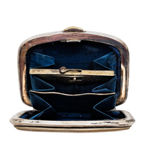 Charger l'image dans la galerie, Porte-monnaie monogrammé en nacre et métal argenté, fin XIXᵉ - début XXᵉ siècle
