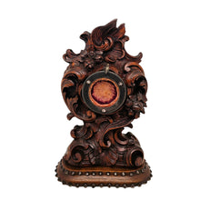 Charger l'image dans la galerie, Grand porte-montre de gousset en bois sculpté néo-rocaille, fin XIXᵉ siècle Le Charme des Violettes - Brocante en ligne
