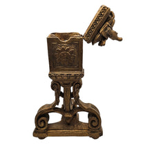 Afbeelding in Gallery-weergave laden, Porte-montre Napoléon III en bois doré style Louis XVI &amp; montre de gousset, XIXe siècle Le Charme des Violettes - Brocante en ligne
