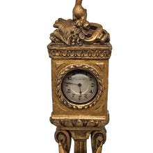 Afbeelding in Gallery-weergave laden, Porte-montre Napoléon III en bois doré style Louis XVI &amp; montre de gousset, XIXe siècle Le Charme des Violettes - Brocante en ligne
