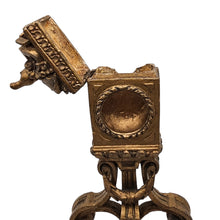 Afbeelding in Gallery-weergave laden, Porte-montre Napoléon III en bois doré style Louis XVI &amp; montre de gousset, XIXe siècle Le Charme des Violettes - Brocante en ligne
