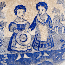 Load image into Gallery viewer, Mouzin Lecat &amp; Cie (Wasmuël), Pot à lait romantique aux enfants, années 1850-1870
