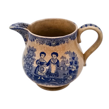 Load image into Gallery viewer, Mouzin Lecat &amp; Cie (Wasmuël), Pot à lait romantique aux enfants, années 1850-1870
