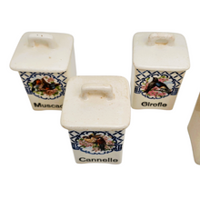 Charger l'image dans la galerie, Ensemble de 6 pots à épices Ditmar Urbach, décor d’oiseaux, Tchécoslovaquie, années 1930-1940 Le Charme des Violettes - Brocante en ligne

