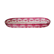 Load image into Gallery viewer, Val Saint-Lambert - Ravier en cristal doublé rose décor gravé à l'acide, estampillé, circa 1900 Le Charme des Violettes - Brocante en ligne
