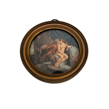 Load image into Gallery viewer, Gravure &quot;Le peintre et sa muse&quot;, scène galante dans l&#39;esprit du XVIIIe, XIXe
