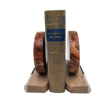 Load image into Gallery viewer, Paire de serre-livres Art déco en marbre, années 1930
