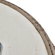 Load image into Gallery viewer, Sous-plat Art nouveau en céramique à décor floral, vers 1910 Le Charme des Violettes - Brocante en ligne
