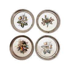 Charger l'image dans la galerie, Lot de 4 sous-verres en céramique décorée? XXᵉ siècle Le Charme des Violettes - Brocante en ligne
